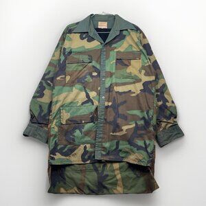 Vintage 60s / 70' Champion Military Camo Lined Tech Utility Jacket Mens Read